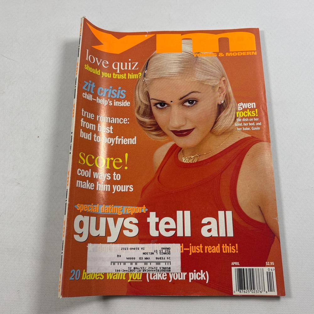 YM Young & Modern Magazine April 1997 Gwen Stefani No Doubt Cover Vintage 90s